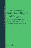 Front cover of Zwischen Sagen und Zeigen by Fabian Goppelsröder