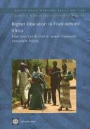 Front cover of Higher education in Francophone Africa by Pierre Antoine Gioan