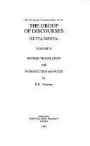 Front cover of The Group of Discourses (Sutta-Nipata) by K. R. Norman