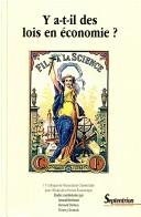 Front cover of Y a t-il des lois en économie? by Association Charles Gide pour l'étude de la pensée économique. Colloque