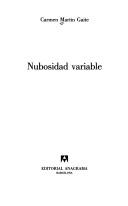 Cover of Nubosidad variable by Carmen Martín Gaite
