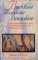 Cover of Buddhist monastic discipline by Unknown