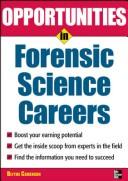 Front cover of Opportunities in forensic science by Blythe Camenson