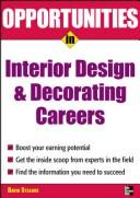 Front cover of Opportunities in interior design careers by David Stearns
