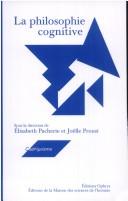 Front cover of Philosophie cognitive by Elisabeth Pacherie
