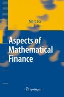 Front cover of Aspects of mathematical finance by Marc Yor