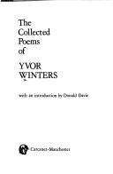 Front cover of The collected poems of Yvor Winters by Yvor Winters