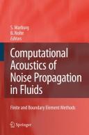Front cover of Computational acoustics of noise propagation in fluids by Steffen Marburg