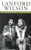 Cover of Plays by Lanford Wilson