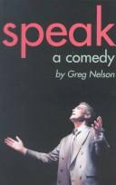 Cover of Speak by Greg Nelson