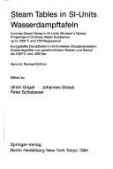 Cover of Steam tables in SI-units by Ulrich Grigull
