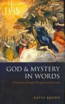 Front cover of God and mystery in words by David Brown