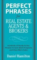 Front cover of Perfect phrases for real estate agents & brokers by Dan Hamilton