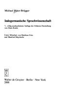 Cover of Indogermanische Sprachwissenschaft by Michael Meier-Brügger