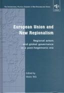 Front cover of European Union and new regionalism by Mario Telò