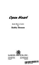 Cover of Open heart by Robby Benson