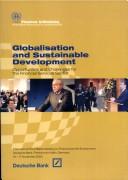 Front cover of Globalisation and sustainable development by Finance Initiatives Roundtable (2000 Frankfurt, Germany)