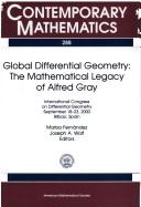 Front cover of Global differential geometry by International Congress on Differential Geometry (2000 Bilbao, Spain)