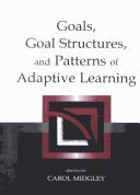 Front cover of Goals, goal structures, and patterns of adaptive learning by Carol Midgley