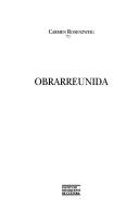 Cover of Obrarreunida by Carmen Rosenzweig