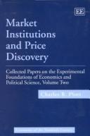 Front cover of Information, Finance and General Equilibrium by Charles R. Plott