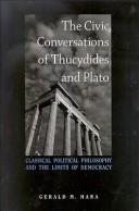 Front cover of The civic conversations of Thucydides and Plato by Gerald M. Mara