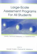 Cover of Large-scale assessment programs for all students by Gerald Tindal