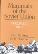 Cover of Mlekopitai︠u︡shchie Sovetskogo Soi︠u︡za by V. G. Geptner