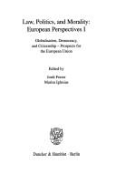 Front cover of Law, politics, and morality by Jordi Ferrer Beltrán