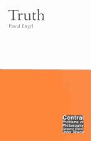 Cover of Truth by Pascal Engel