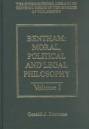 Cover of Bentham by Gerald J. Postema