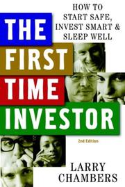 Cover of The First Time Investor by Larry Chambers