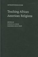 Front cover of Teaching African American religions by Theodore Louis Trost