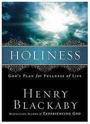 Cover of Holiness by Henry T. Blackaby