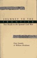 Cover of Journey to the frontier by Peter Stansky