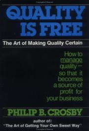 Cover of Quality Is Free by Philip B. Crosby