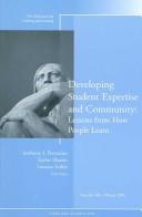 Cover of Developing student expertise and community by Vanessa Svihla