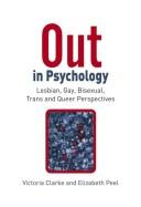 Front cover of Out in psychology by Elizabeth Peel
