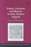 Front cover of Science, literature, and rhetoric in early modern England by David Burchell