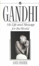 Cover of Gandhi by Louis Fischer
