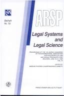 Cover of Challenges to law at the end of the 20th century by International Association for Philosophy of Law and Social Philosophy. World Congress