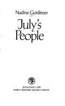Front cover of July's people by Nadine Gordimer