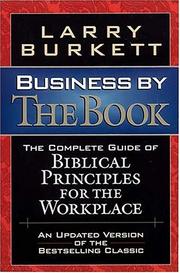 Front cover of Business by the book by Larry Burkett
