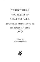 Cover of Structural problems in Shakespeare by Harold Jenkins