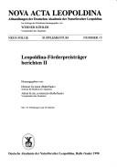 Cover of Leopoldina-Förderpreisträger berichten by Alfred Schellenberger