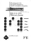 Front cover of ISSAC '95 by International Symposium on Symbolic and Algebraic Computation (1995 Montreal, Canada)