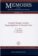 Front cover of Graded simple Jordan superalgebras of growth one by Victor G. Kac