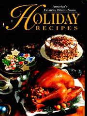 Front cover of America's favorite brand name holiday recipes by Unknown