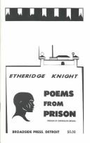 Cover of Poems from prison by Etheridge Knight
