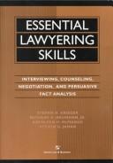 Cover of Essential lawyering skills by Stefan H. Krieger